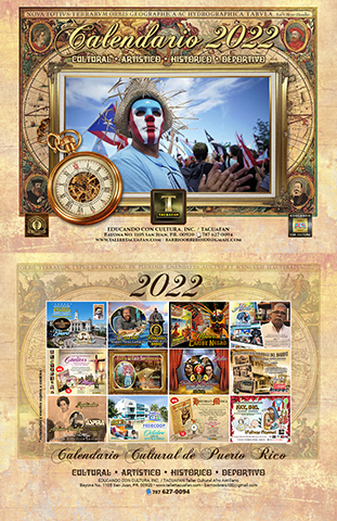 Calendario Cultural 2022 Portada