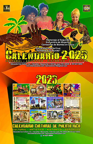 Calendario Cultural 2023 Portada